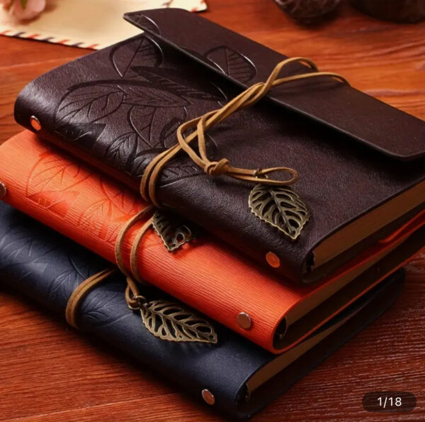 Caderno Couro Sintético