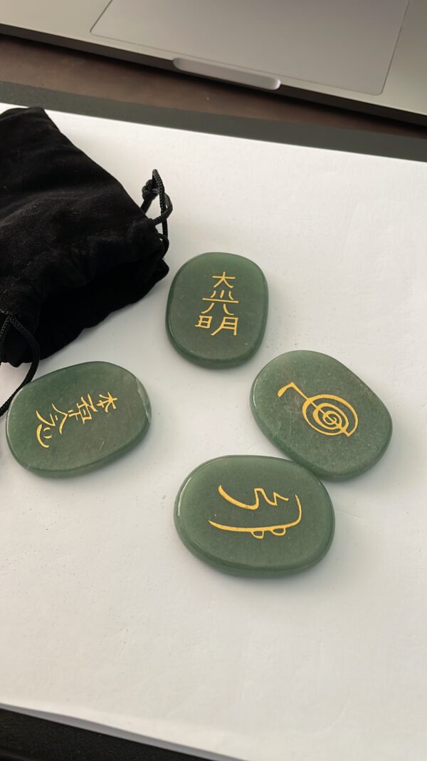 Conjunto 4 Cristais Reiki - Aventurina Verde - Image 4