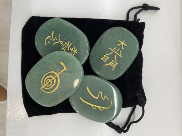 Conjunto 4 Cristais Reiki - Aventurina Verde - Image 2